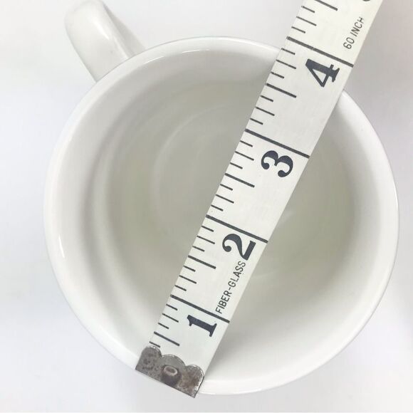 Pottery Barn White Red Stewart Plaid Alphabet Monogram S Stoneware Holiday Mug - Picture 10 of 13